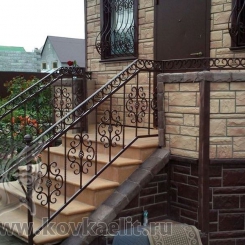 Кованые перила Эконом КПЭ_5