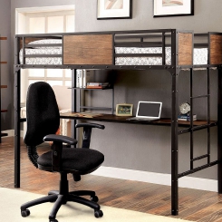 Кованый письменный стол LOFT_7
