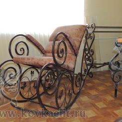 Кованое кресло качалка КК_11