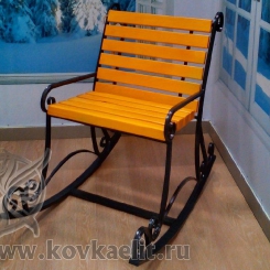 Кованое кресло качалка КК_16