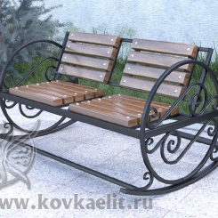 Кованое кресло качалка КК_18