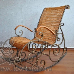 Кованое кресло качалка КК_1