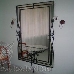 Кованое зеркало КЗ_13