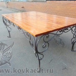 Кованый стол и стулья КСС_29
