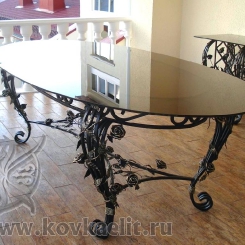 Кованый стол и стулья КСС_31