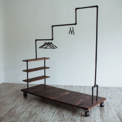 Кованые шкафы и стеллажи LOFT_10