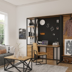 Кованые шкафы и стеллажи LOFT_14