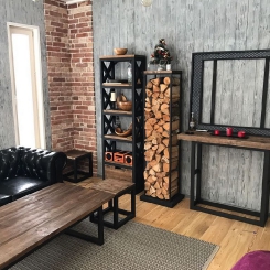 Кованые шкафы и стеллажи LOFT_17